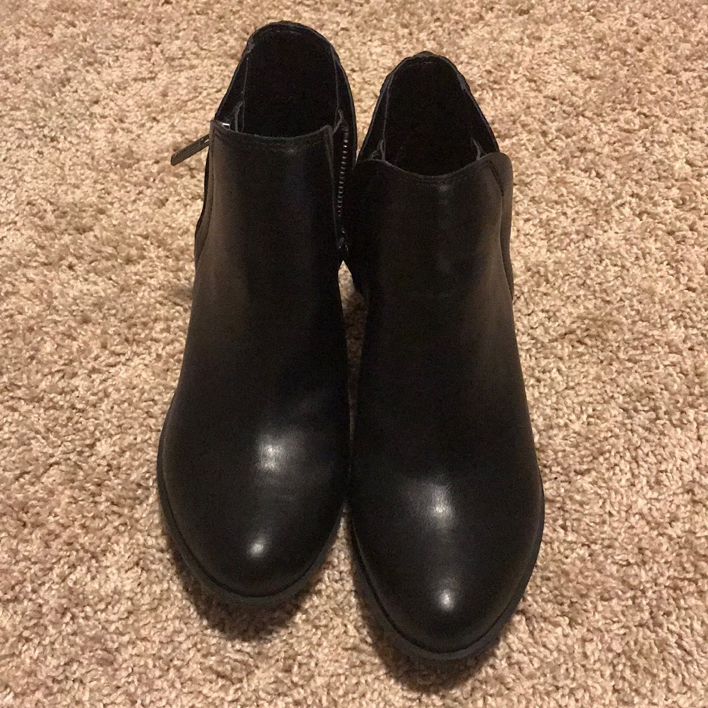 Lucky brand black booties